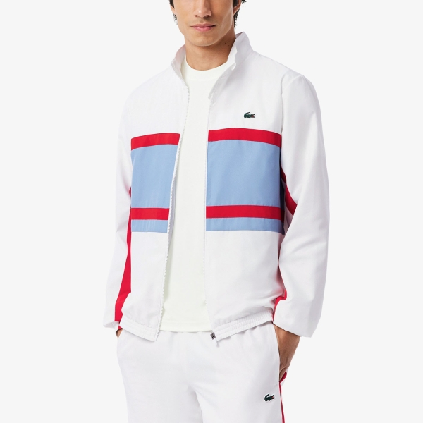 Lacoste Printed Tuta - Blanc/Bleu Clair