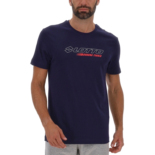 Maglietta Tennis Uomo Lotto Squadra III Maglietta  Navy Blue 2233241CI