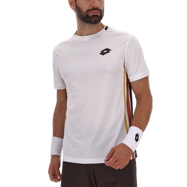 Maglietta Tennis Uomo Lotto Tech VI D1 Maglietta  Bright White 2233300F1