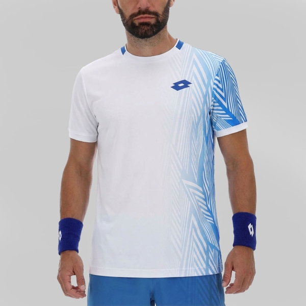 Men's Tennis Shirts Lotto Tech VI TShirt  Bright White 2233340F1