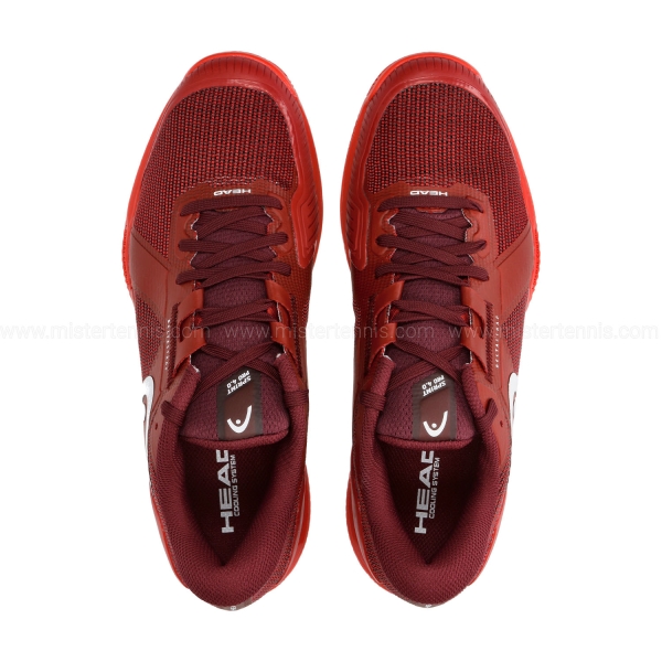HEAD Sprint Pro 4.0 Clay - Red/Dark Red