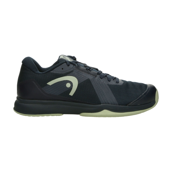 Men`s Tennis Shoes HEAD Sprint Team 4.0  Navy/Cantaloupe Green 273426 NVCG