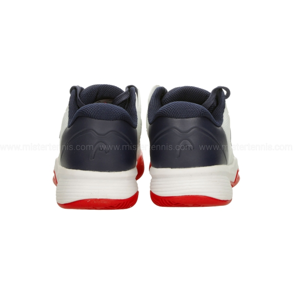 HEAD Revolt Pro 5.0 Clay Kids - White/Navy