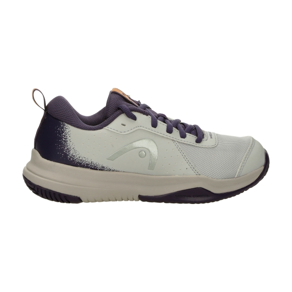 Junior Tennis Shoes HEAD Sprint Court 4.0 Junior  Light Grey/Purple Night 275426 LGPN