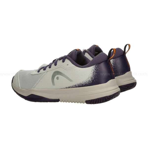 HEAD Sprint Court 4.0 Junior - Light Grey/Purple Night