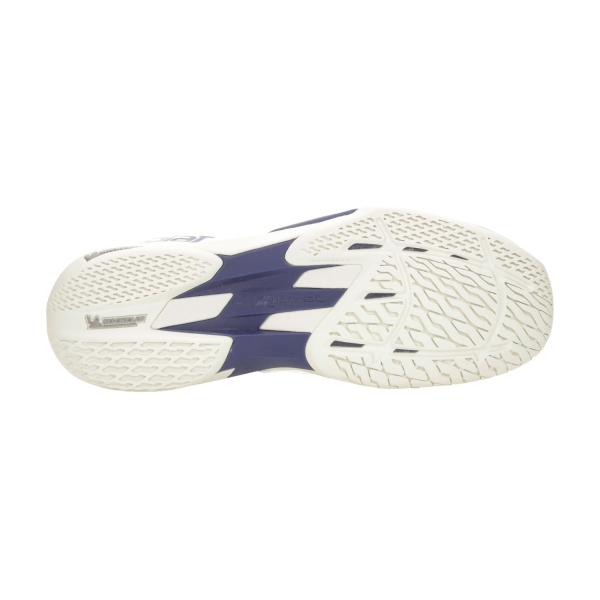 Babolat Jet Mach 4 All Court - Cream/Dark Blue