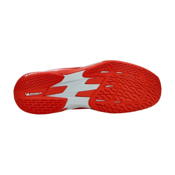 Babolat Jet Mach 4 All Court - Cherry Tomato/White