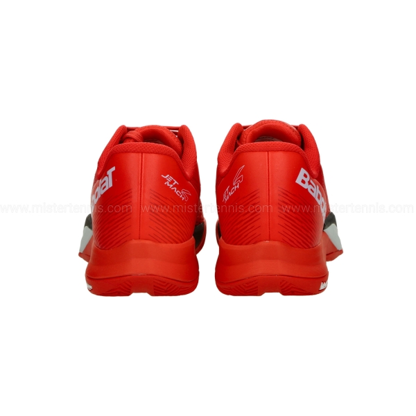 Babolat Jet Mach 4 Clay - Cherry Tomato/White