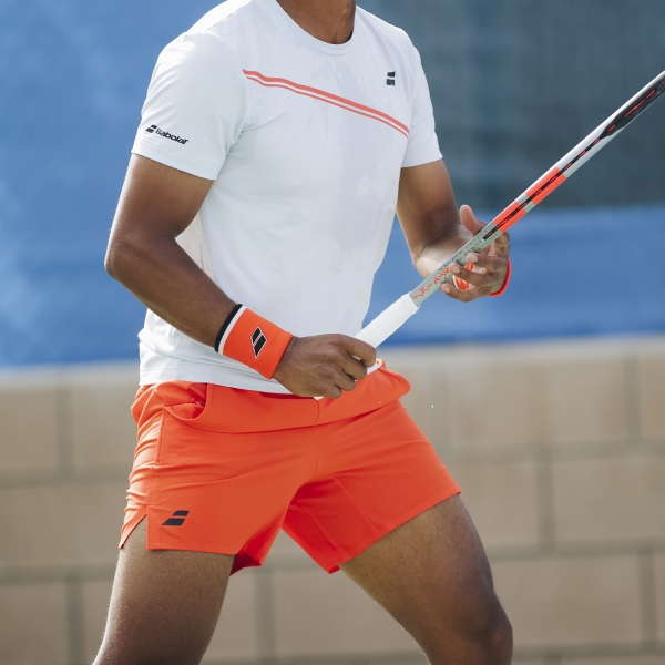 Babolat Play Pro 6in Shorts - Cherry Tomato