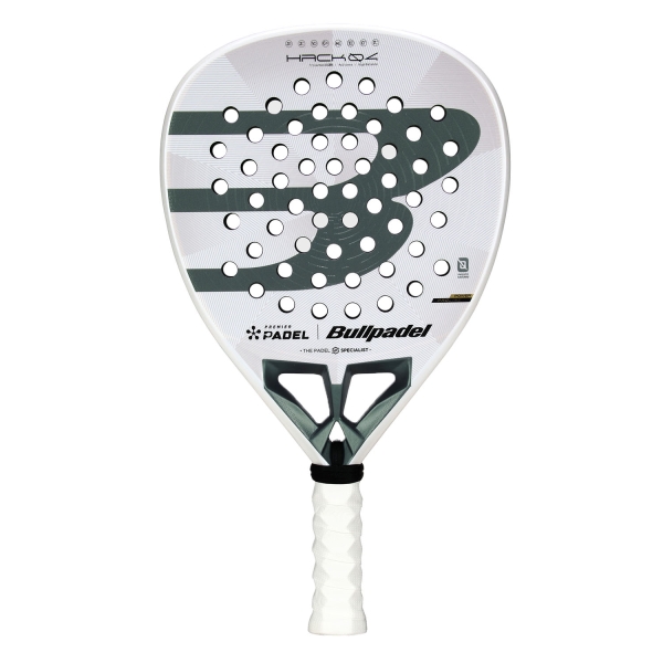 Pala Bullpadel Pro Bullpadel Hack 04 Premier Padel  White/Silver 495200