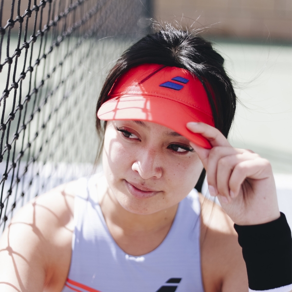 Babolat Thrill Visiera - Cherry Tomato