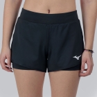 Mizuno Flex Graphic 3in Shorts - Black