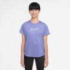 Nike Dri-FIT One Maglietta Bambina - Light Thistle/White