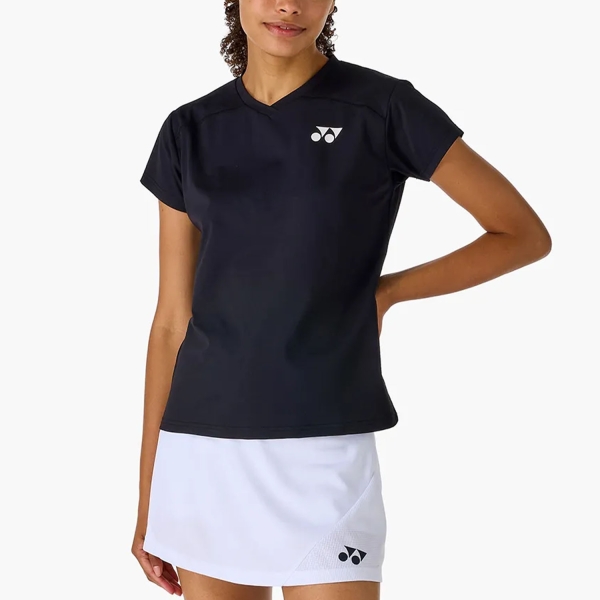 Camisetas y Polos de Tenis Mujer Yonex Practice Crew Camiseta  Black ABDPY20961N