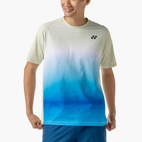 Camisetas de Tenis Hombre Yonex Practice Pro Camiseta  Champagne ABUPY16843CH