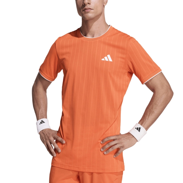 Camisetas de Tenis Hombre adidas FreeLift Pro 2 Camiseta  Pure Orange KH0442