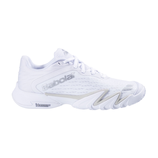 Calzado padel Babolat Premura 3 White/Silver 3A1S26B7531019