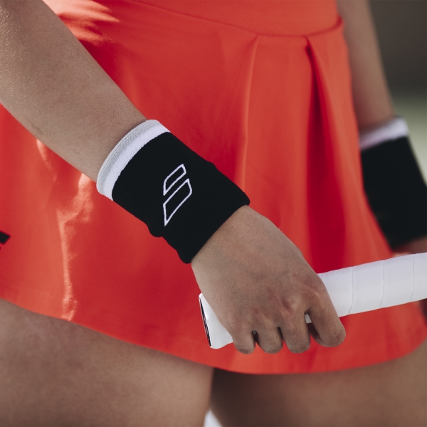 Babolat Terry Jumbo Polsini Medi - Black/White