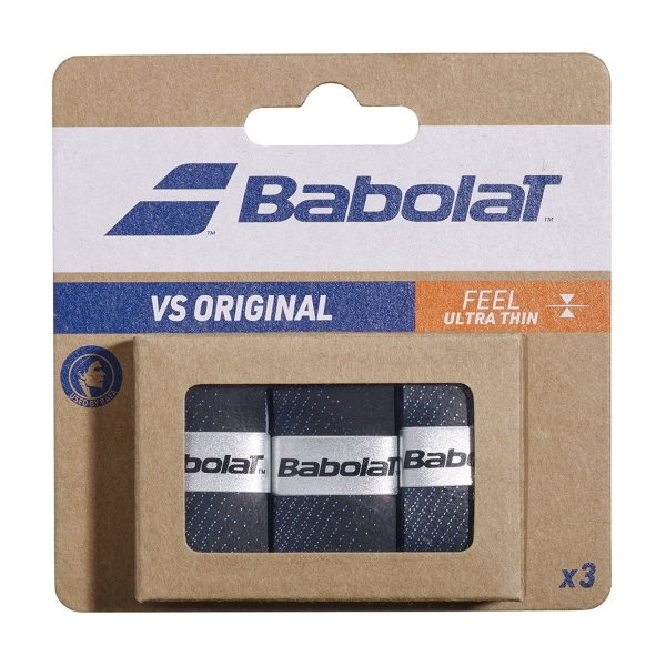 Overgrip Babolat VS Original Overgrip x 3  Black/Blue 653040146
