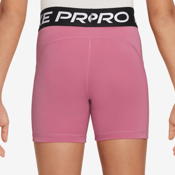 Nike Pro 3.5in Shorts Girl - Peony/White