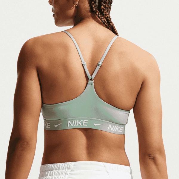Nike Indy Swoosh Sports Bra - Steam