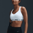 Nike Indy Swoosh Sports Bra - White/Stone Mauve/Black
