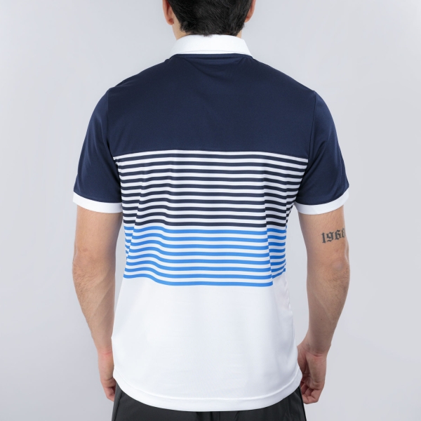 Fila BB Monte Carlo Polo - White/Navy/Simply Blue Comb