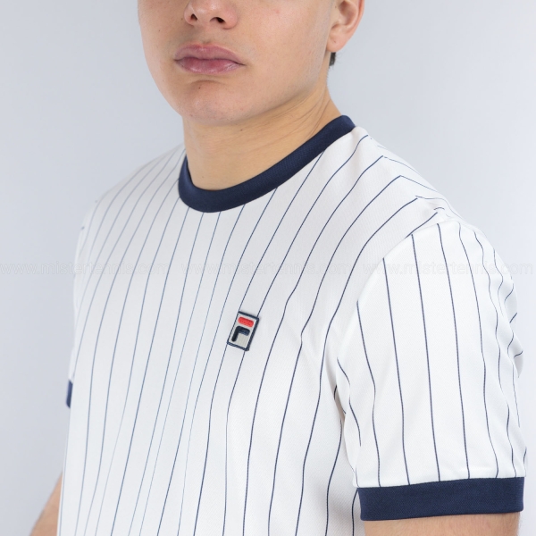Fila BB Stripes T-Shirt - White Alyssum Comb
