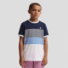 Fila BB 1983 T-Shirt Boy - White/Navy/Simply Blue Comb