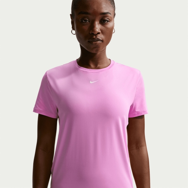 Nike One Classic T-Shirt - Light Magenta/White