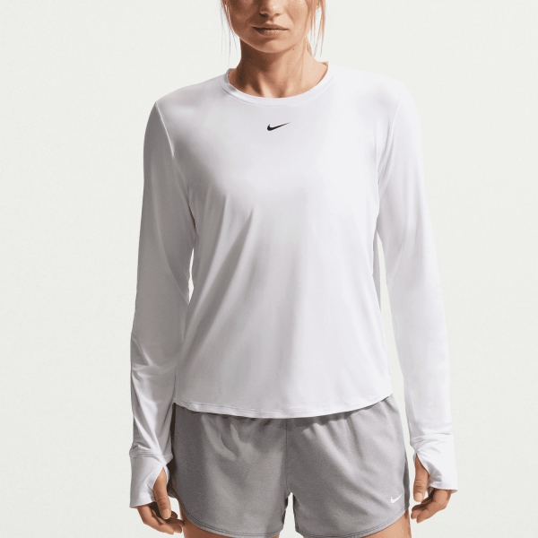 Women's Tennis Shirts and Hoodies Nike One Classic Shirt  White/Black FN2801102