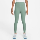Nike One Swoosh Tights Girl - Steam/White