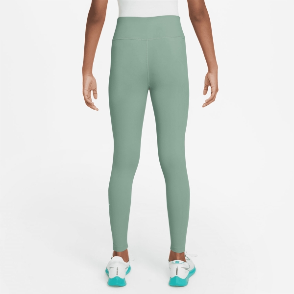 Nike One Swoosh Tights Girl - Steam/White