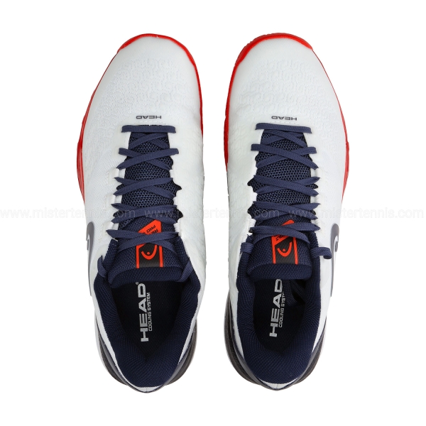 HEAD Revolt Pro 5.0 Clay - White/Navy