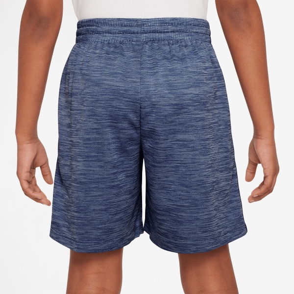 Nike Dri-FIT 5in Shorts Junior - Midnight Navy/Work Blue/Heather/White