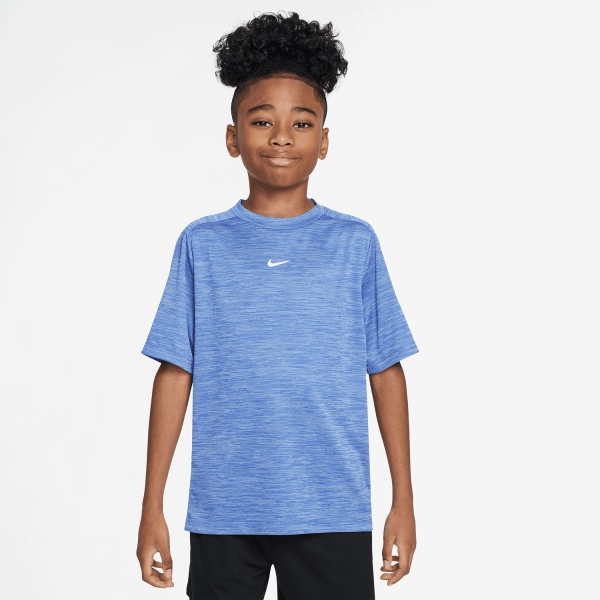 Tennis Polo and Shirts Boy Nike Multi TShirt Boy  Royal Pulse/Hydrogen Blue/Heather/White HJ3771407