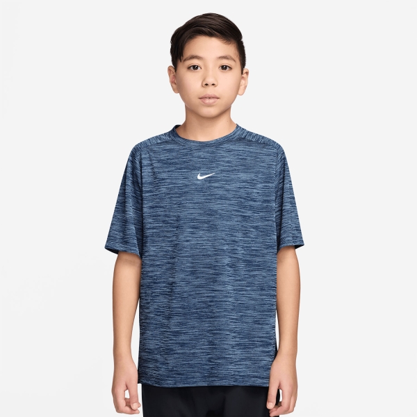 Tennis Polo and Shirts Boy Nike Multi TShirt Boy  Game Royal/University Blue/White HJ3771413