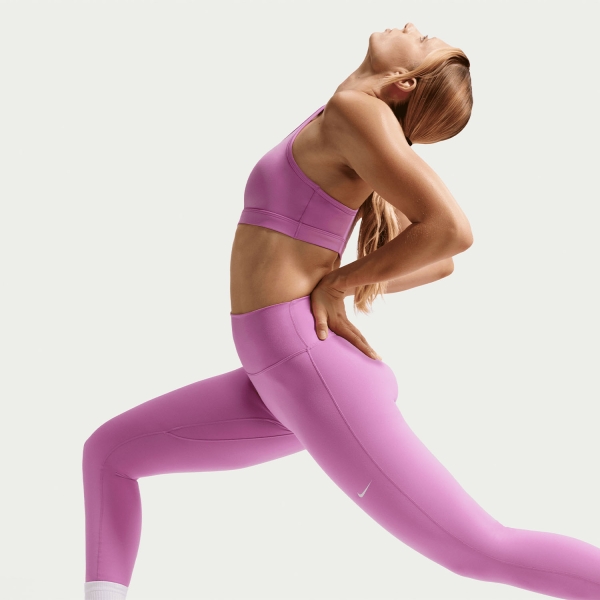 Nike One Dri-FIT Tights - Light Magenta/White