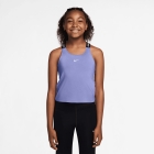 Nike Pro Dri-FIT Canotta Bambina - Light Thistle/Black/White