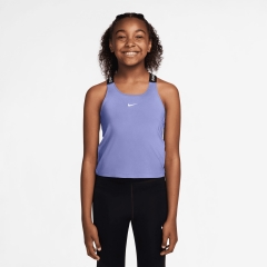 Nike Pro Dri-FIT Tank Girl - Light Thistle/Black/White