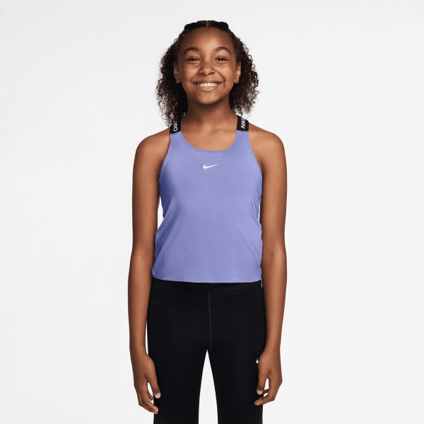 Top y Camisetas Niña Nike Pro DriFIT Top Nina  Light Thistle/Black/White IF1747569