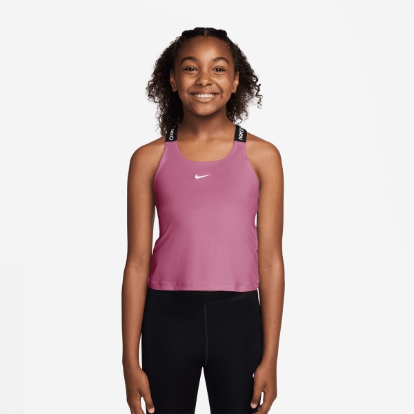 Top and Shirts Girl Nike Pro DriFIT Tank Girl  Peony/Black/White IF1747641