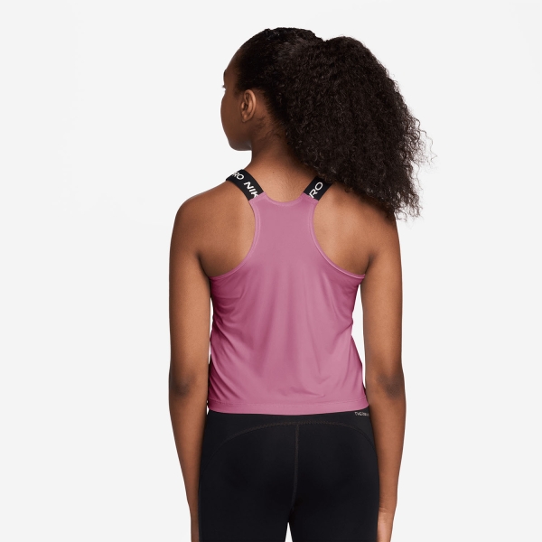Nike Pro Dri-FIT Tank Girl - Peony/Black/White
