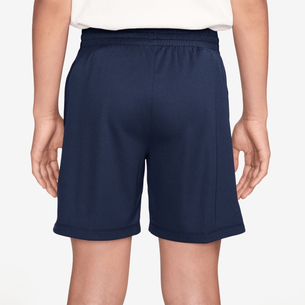 Nike Multi 5in Shorts Boy - Midnight Navy//White