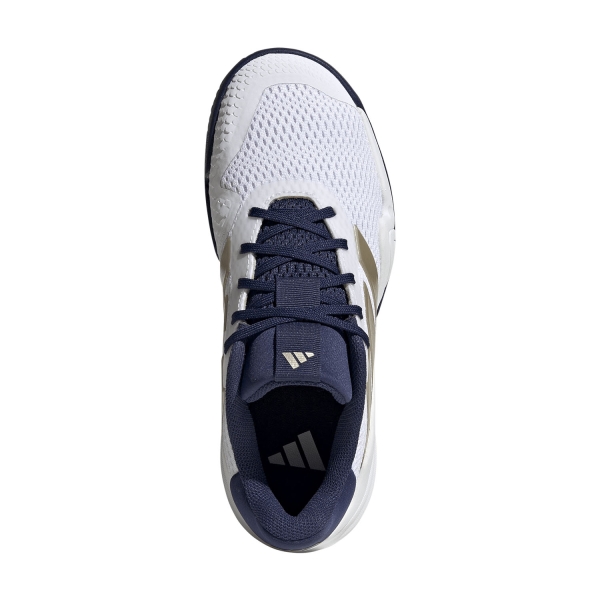 adidas Barricade Junior - FTWR White/Cyber Metallic/Dark Blue
