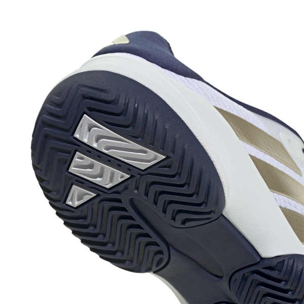 adidas Barricade Junior - FTWR White/Cyber Metallic/Dark Blue