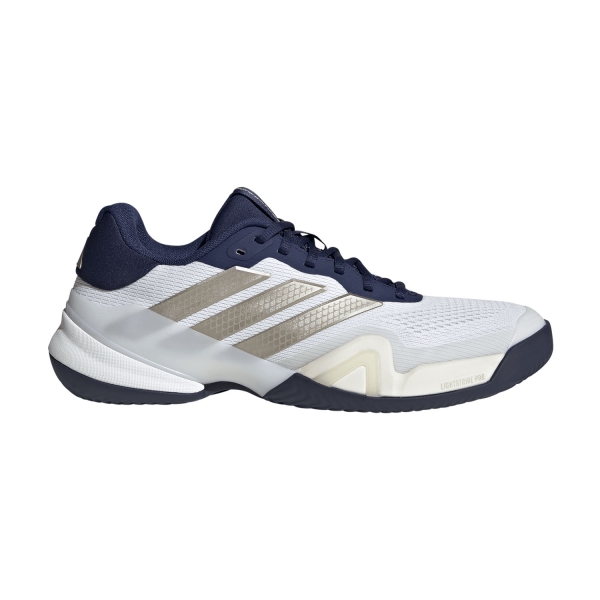 Men`s Tennis Shoes adidas Barricade 14 Clay  FTWR White/Cyber Metallic/Glory Blue JS4113