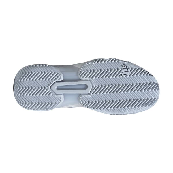 adidas Courtjam Control 3 Clay - FTWR White/Crystal Sky/Silver Metallic