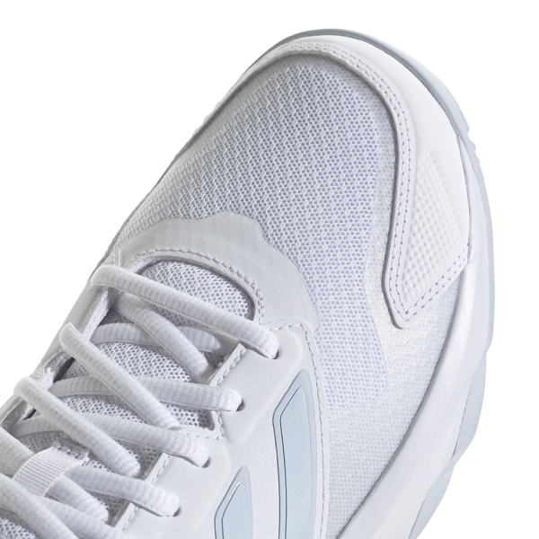 adidas Courtjam Control 3 Clay - FTWR White/Crystal Sky/Silver Metallic