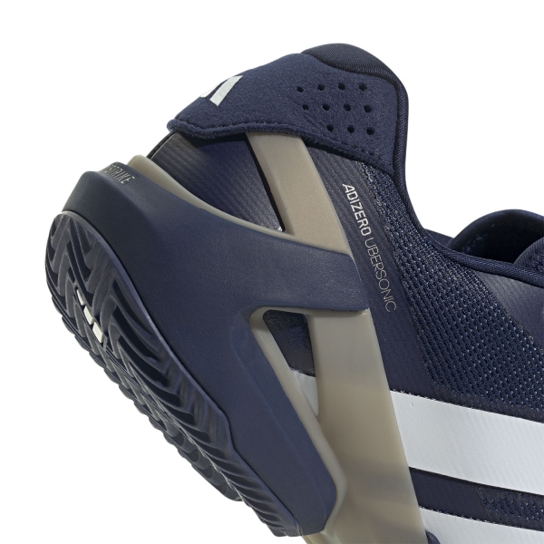 adidas ADIZERO Ubersonic 5 Clay - Dark Blue/FTWR White/Cyber Metallic